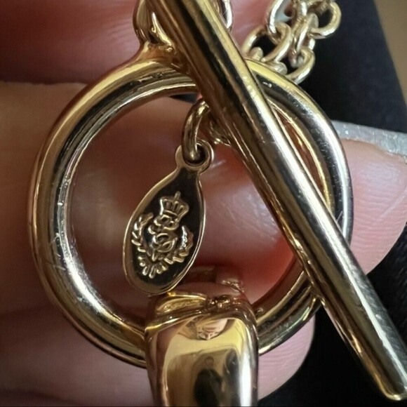 Premier Designs CZ Mother of Pearl Necklace Toggle Clasp - Picture 7 of 8